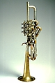 Piccolo Trumpet in High B-flat, Kurt Scherzer (German, Markneukirchen 1895–1962 Augsburg), Metal, German